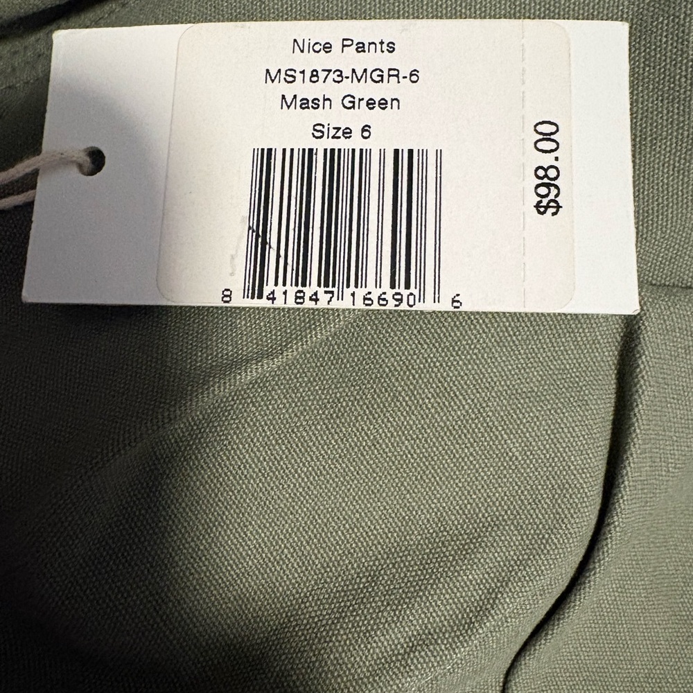 Mollusk mash green nice pants Women's Green Pants - Picture 4 of 5